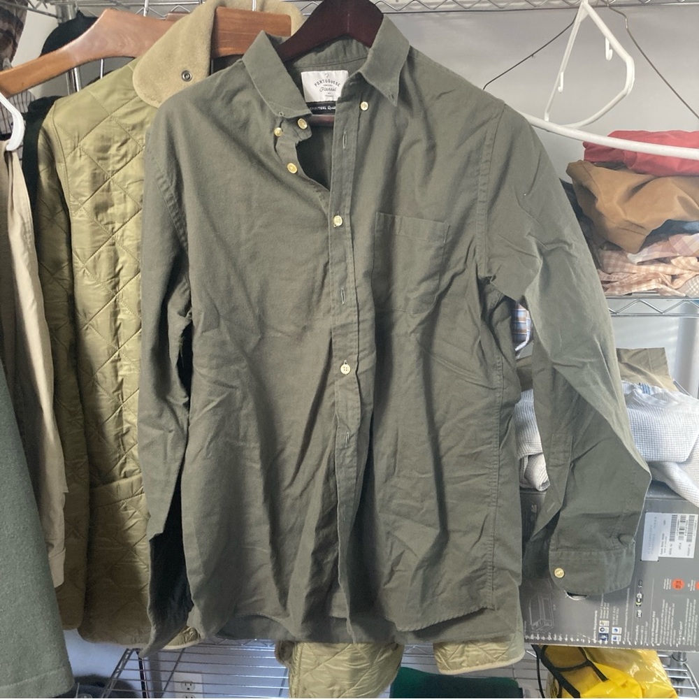 Portuguese Flannel Brushed Twill Shirt